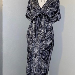 🌻Maxi Dress Black and white